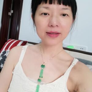 24 阳绿圆牌吊坠压襟两用款