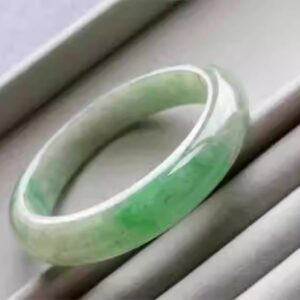 35 糯种阳绿翡翠手镯 56.6圈 有证书