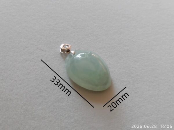 65 冰糯翡翠福瓜吊坠 重9.22 - 图片 4
