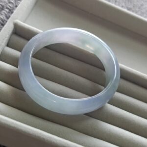 08   紫罗兰胶感55圈贵妃镯 有证书